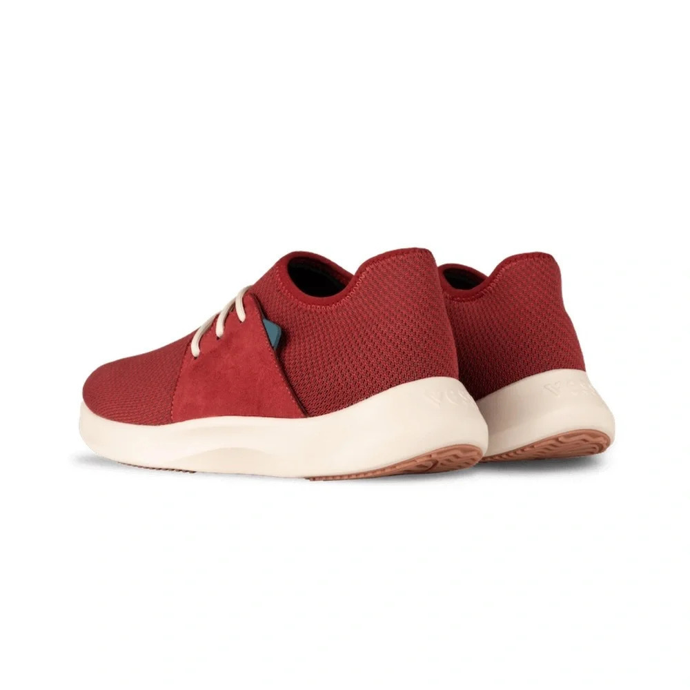 Vessi Maple Red on Off White Women’s Everyday Classic - Picture 3 of 15